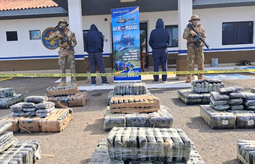 El SENAN incauta más de una tonelada de droga en Los Santos