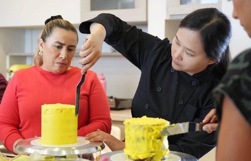 Elizabeth Wong convierte sus pasteles en arte