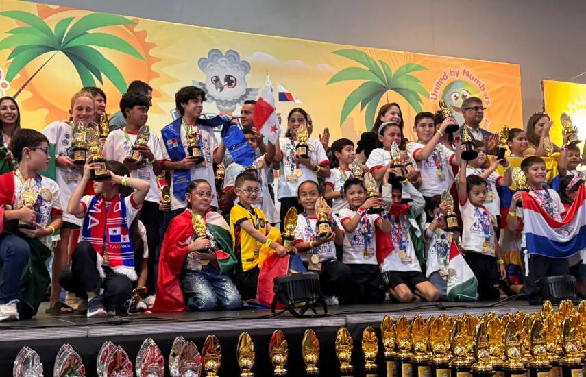 Niños panameños conquistan campeonato internacional de cálculo mental