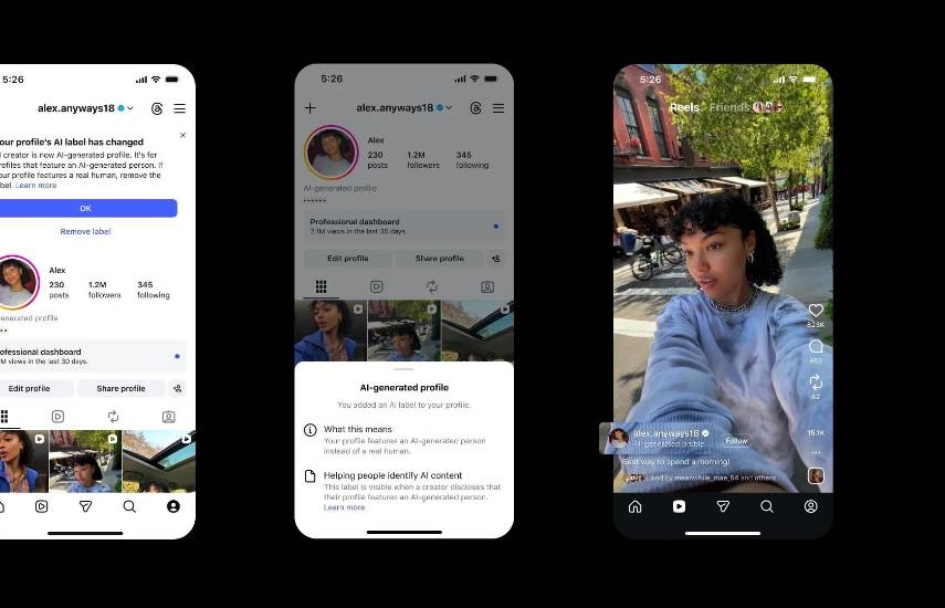 Instagram identifica mejor los perfiles generados por IA
