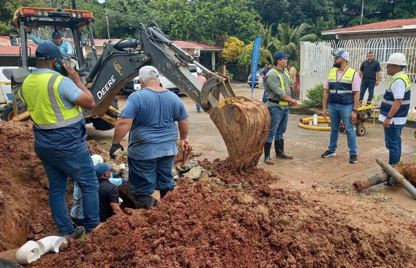 IDAAN reporta más de 80 fugas reparadas en el operativo “Panamá sin Fugas”