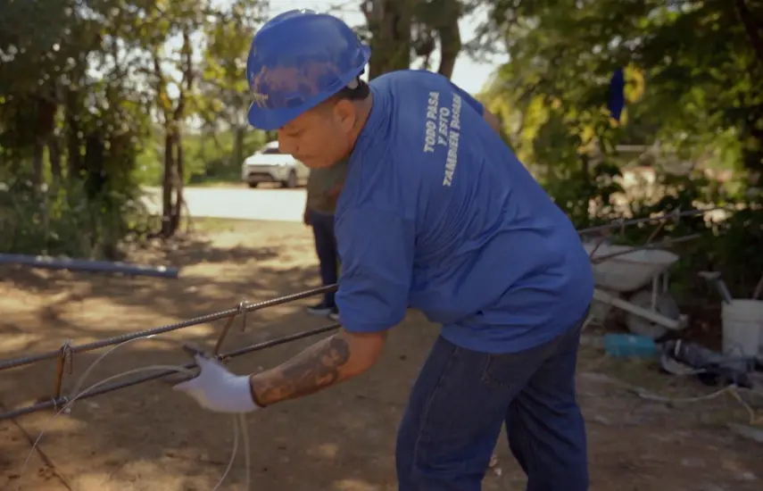 Privados de libertad participan en reconstrucción de viviendas para damnificados por el sismo