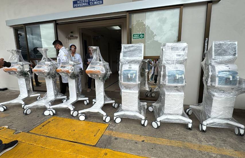 Trasladan ventiladores mecánicos al Hospital de Obaldía para reforzar atención crítica en Chiriquí
