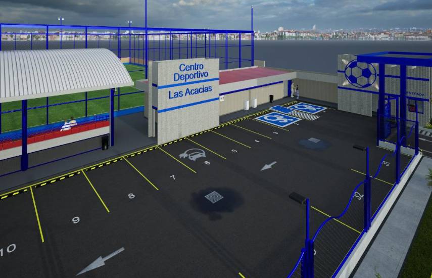Las Acacias contará con moderna cancha deportiva financiada con fondos de la descentralización