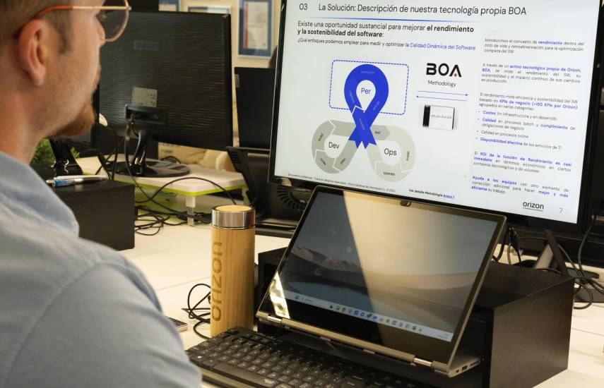 Agente de Orizon integrado en la plataforma BOA