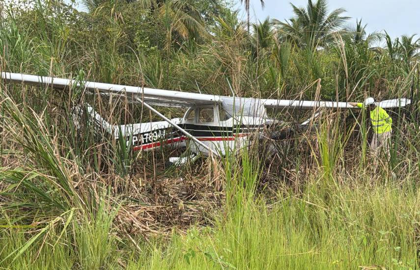 Avioneta sufre incidente en pista de Wanugandi debido a fuertes vientos