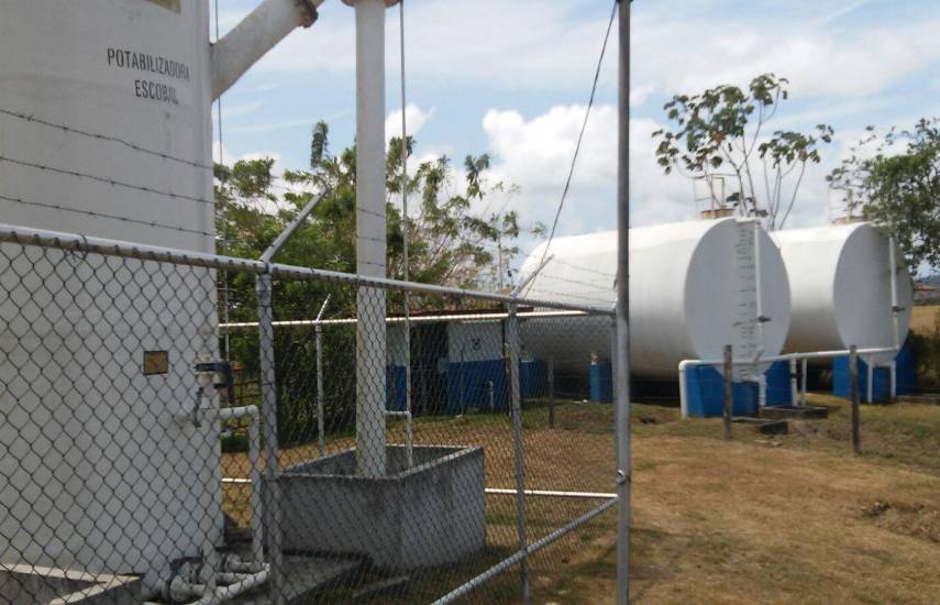 Colón: Escobal estará sin agua potable este miércoles por mantenimiento