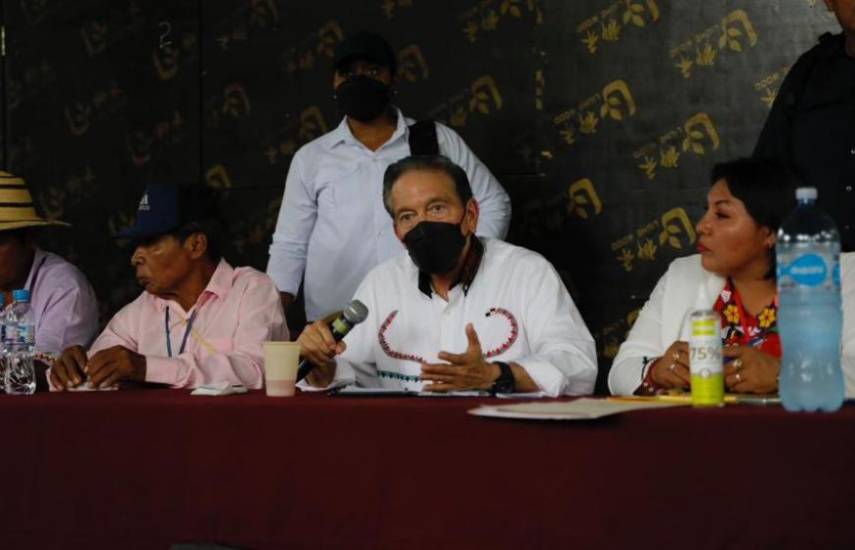 Cortizo recibe cortesía de sala en Congreso General Extraordinario de la Comarca Ngäbe-Buglé