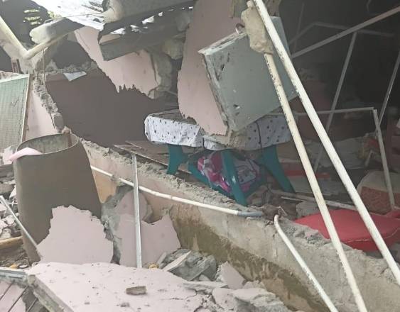 CORTESÍA | Una vivienda destruida tras el sismo.