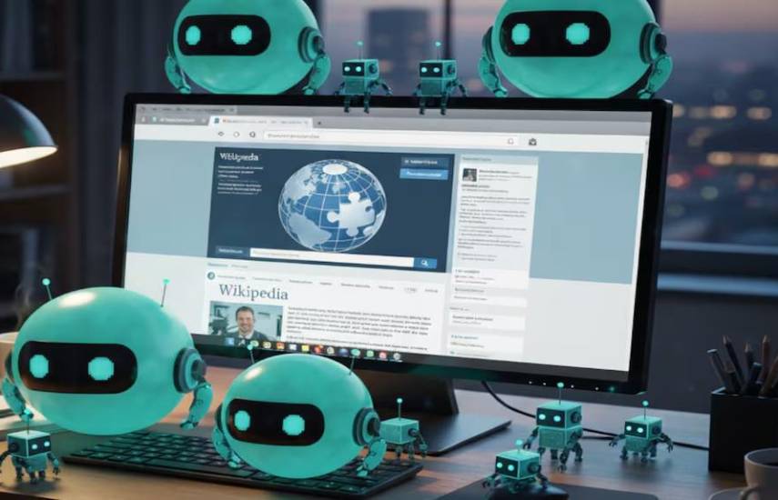 El empuje de los ‘bots’ reduce el tráfico humano a las páginas de Wikipedia un 8%