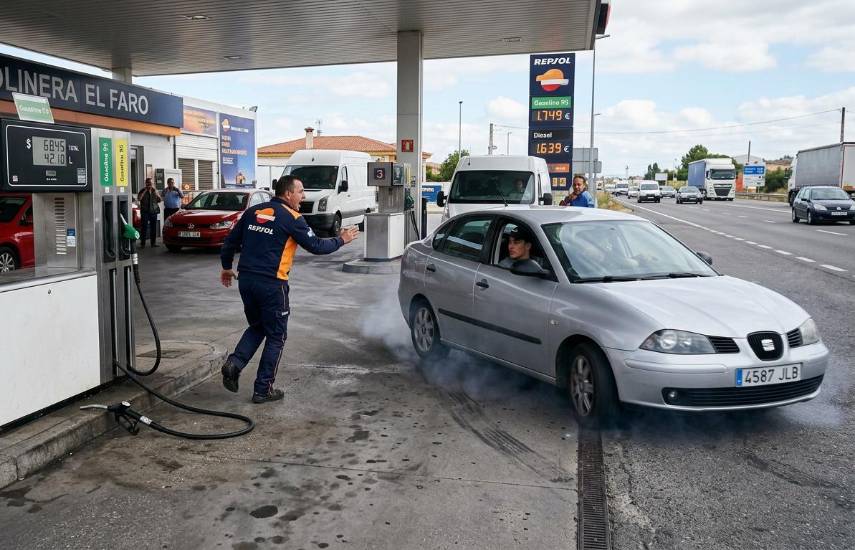 Se van sin pagar gasolina y con el tanque lleno, ¿qué puede hacer la ley?