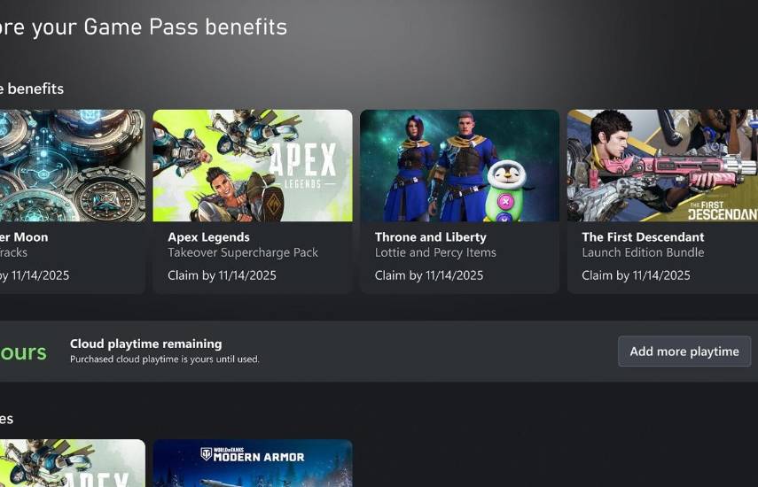 Xbox pone límite de tiempo al juego en la nube en Game Pass: hasta 15 horas al mes en Ultimate