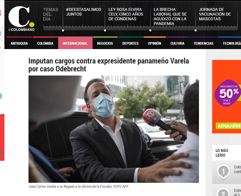 ML | El diario El Colombiano hizo eco del hecho. 