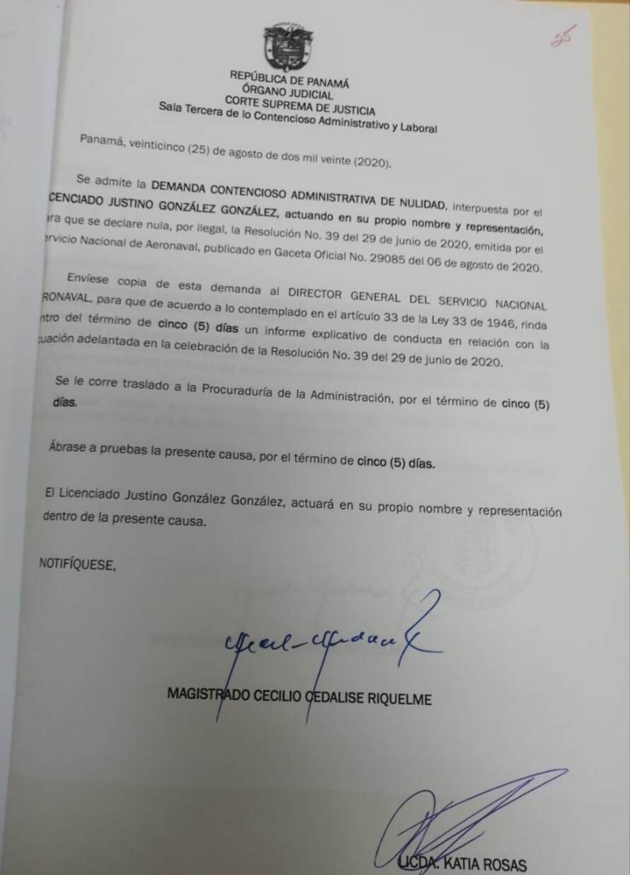 Constancia demanda 