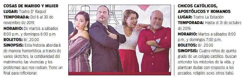 carteleras 8 octubre