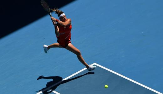 La número dos del mundo, la bielorrusa Aryna Sabalenka, se clasificó para los octavos de final del Abierto tenis de Australia el 22 de enero de 2022