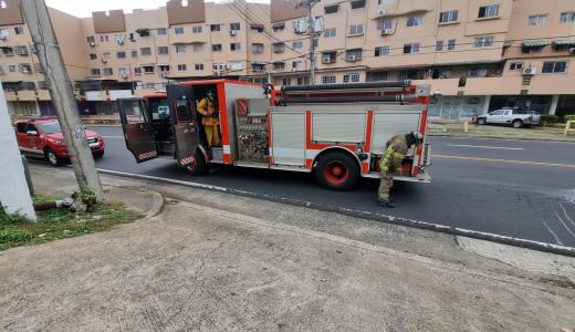 ML | Un camión de los bomberos.