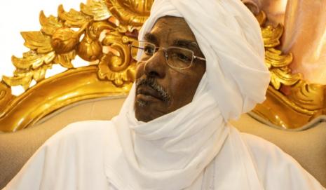 Mahamat Nouri, tras su llegada a Yamena después de 17 años en el exilio, el 18 de agosto de 2022 en la capital de Chad