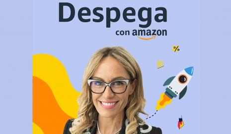 AMAZON | Pódcast conducido por Luján Argüelles llamad 'Despega con Amazon'.